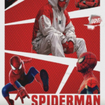 Green Goblin confronting Spider-Man during the final battle in Spider-Man: No Way Home with his Goblin Glider and Pumpkin Bombs.