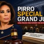 Pirro special grand jury legal and political news illustration