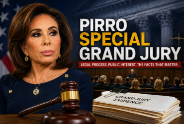 Pirro special grand jury legal and political news illustration