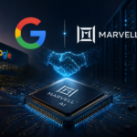 Google Marvell AI chip deal showing Google's TPU ecosystem and Marvell custom AI semiconductor technology