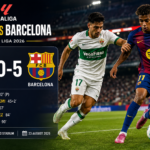 Elche vs Barcelona 2026 LaLiga match at Martínez Valero