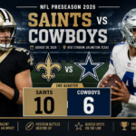 Saints vs Cowboys: Amazing 2026 Preseason Score & Key Highlights