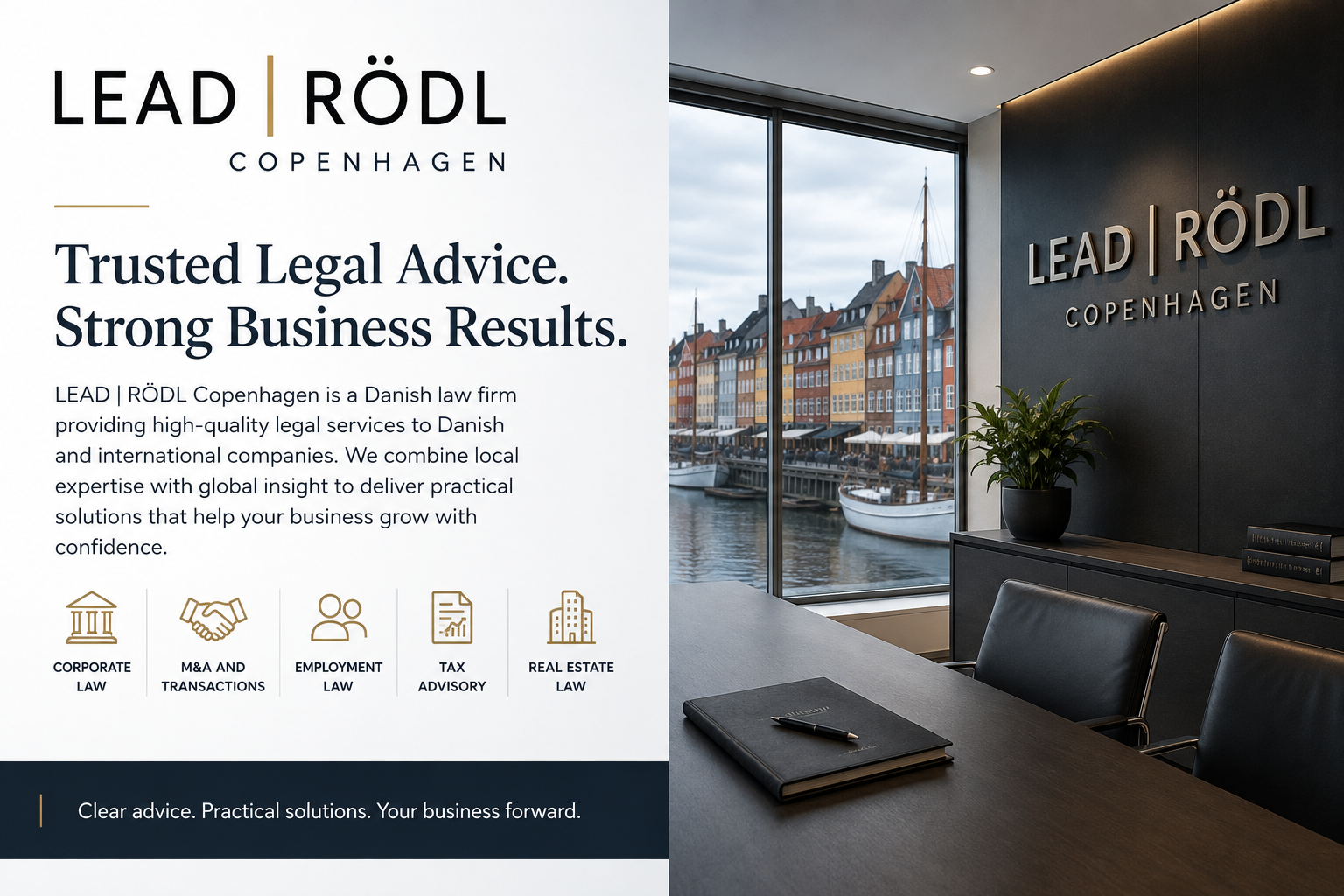LEAD | RÖDL Copenhagen providing legal services for Danish and international businesses