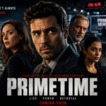 Primetime Movie official poster featuring the main cast in a suspense thriller setting