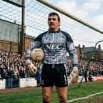 Neville Southall legendary Everton goalkeeper during his football career