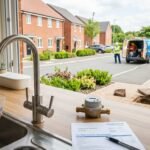 Wessex Water customer checking a water bill and household water services