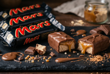 Mars Bars chocolate bars with caramel and nougat filling