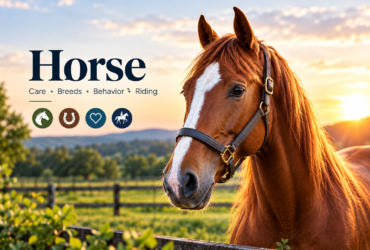 Horse standing peacefully in a green pasture
