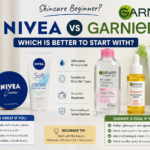Nivea vs Garnier skincare comparison for beginners