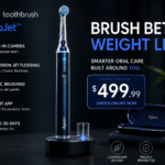 Dyson CameraJet electric toothbrush with built-in camera and precision flossing technology