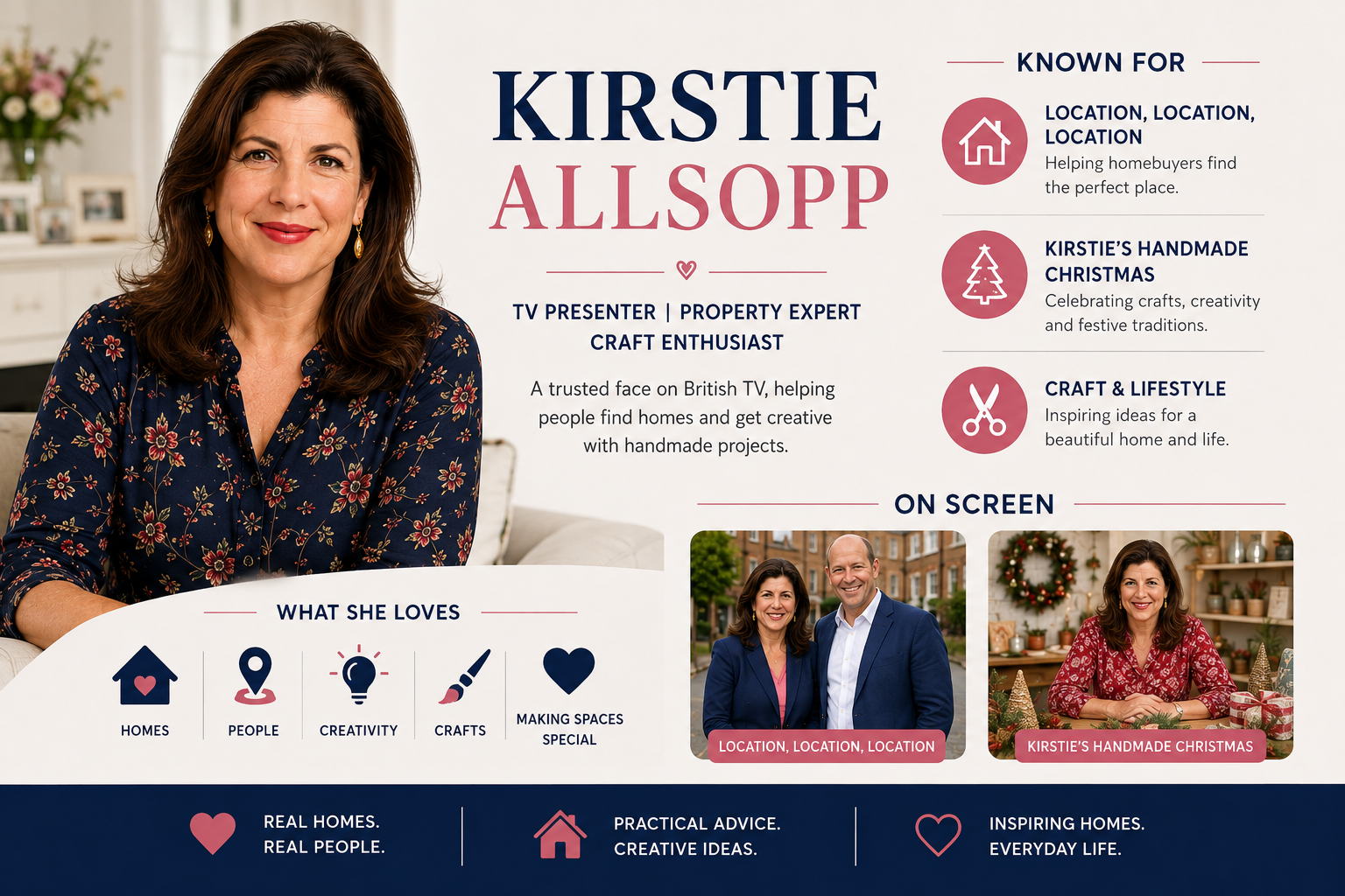 Kirstie Allsopp British television presenter and property expert