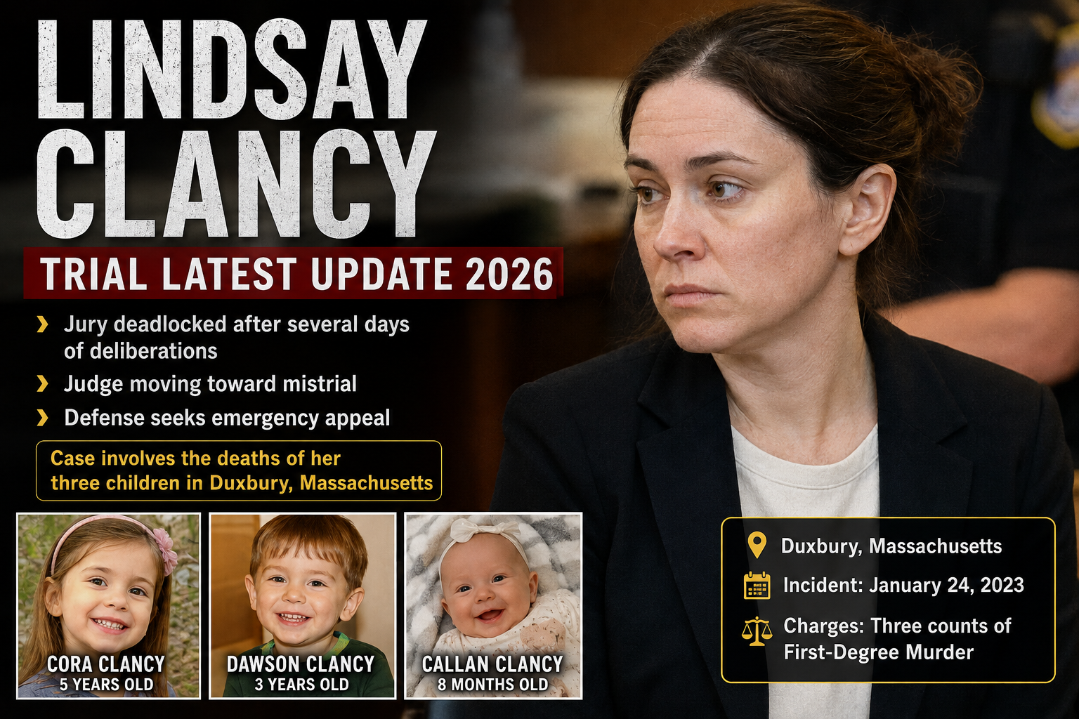 Lindsay Clancy Trial: Latest Shocking Update in 2026